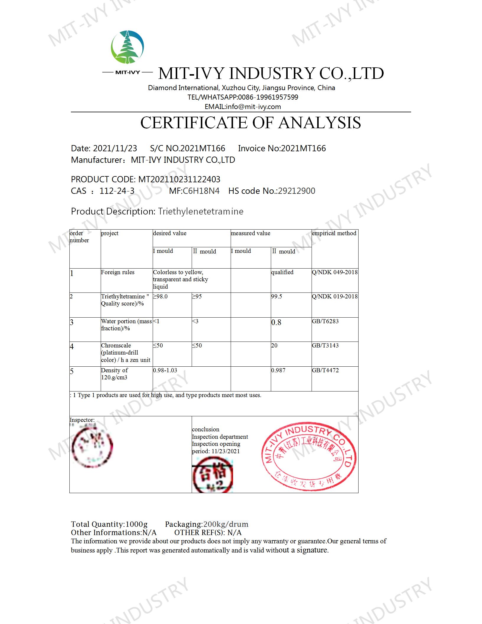 112-24-3   Triethylenetetramine